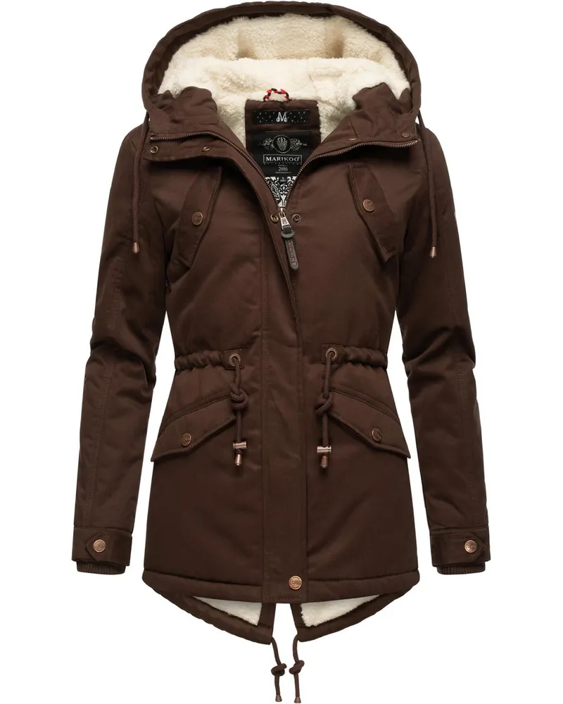 Marikoo Winterjacke Braun