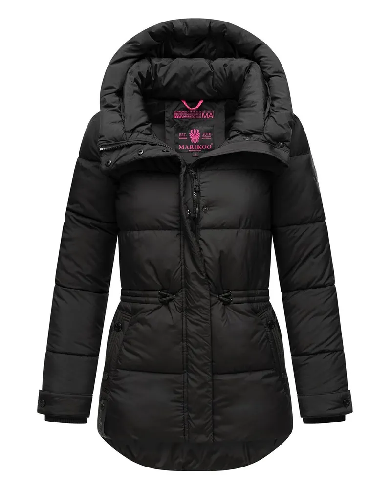 Marikoo Steppjacke Schwarz