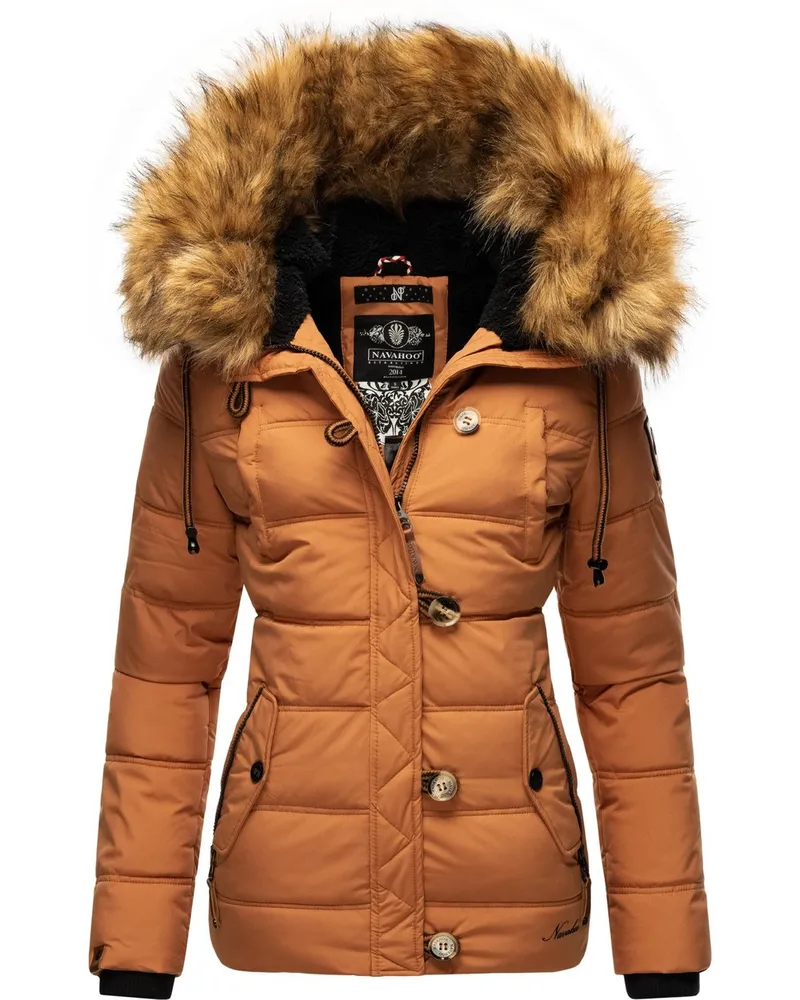 NAVAHOO Winterjacke Braun