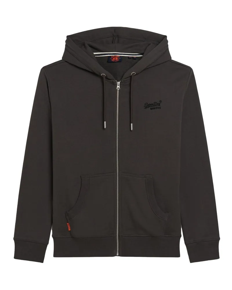 Superdry. Sweatjacke Schwarz