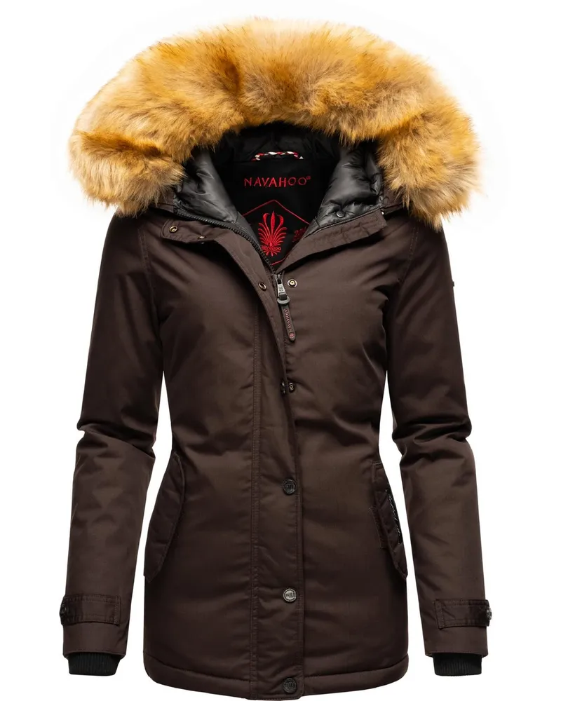 NAVAHOO Winterjacke Braun