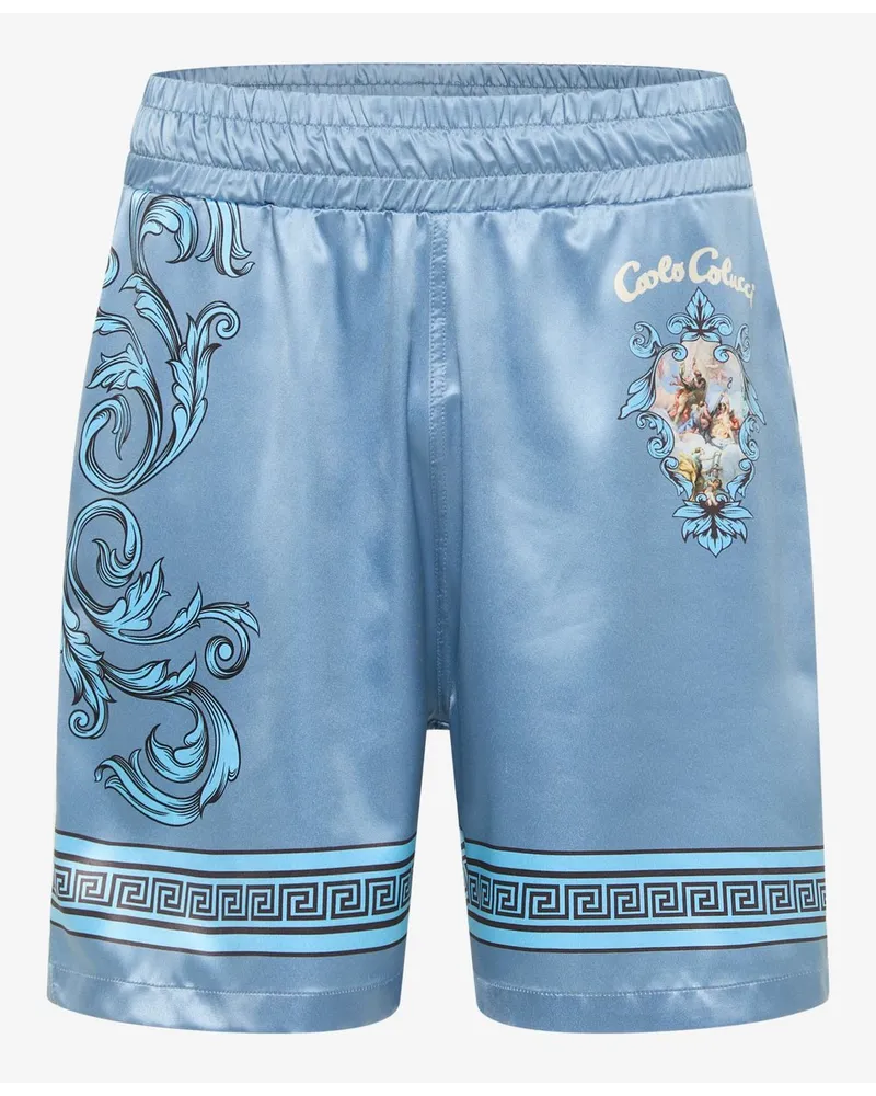 Carlo Colucci Shorts Blau