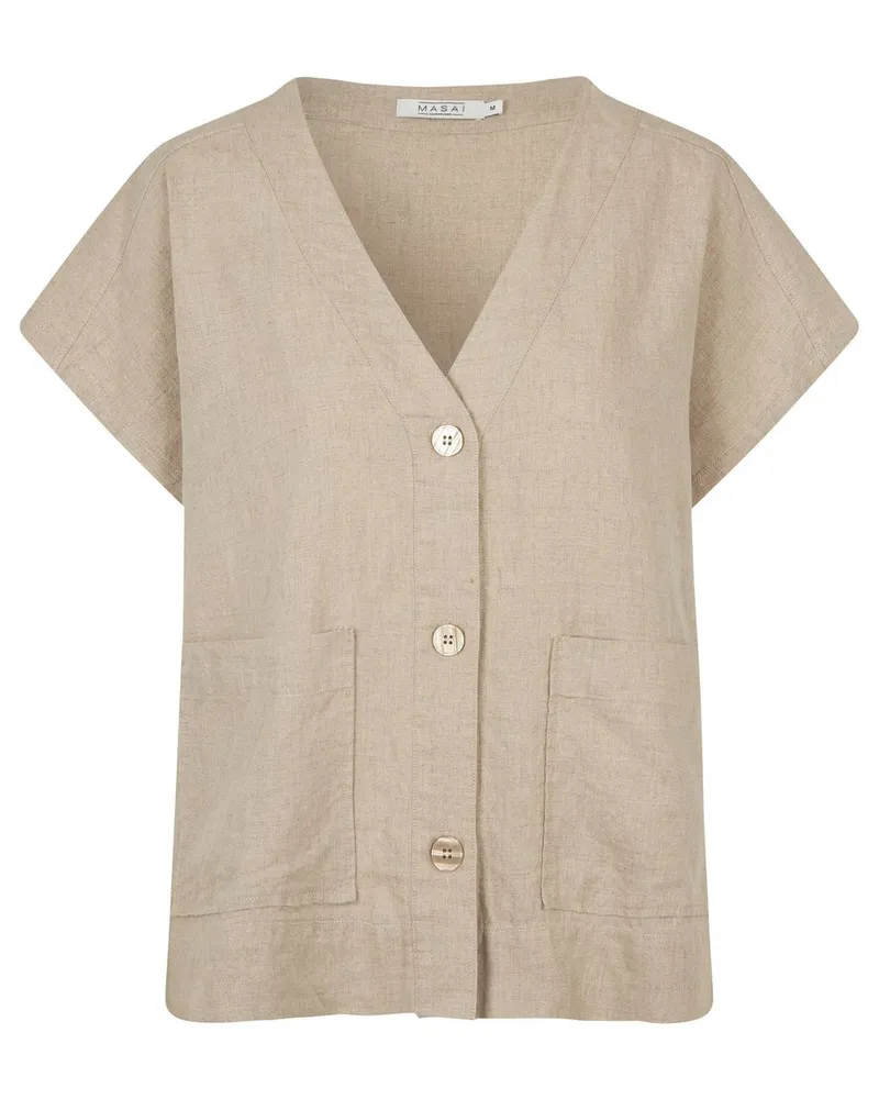 MASAI Oversize Shirt Beige