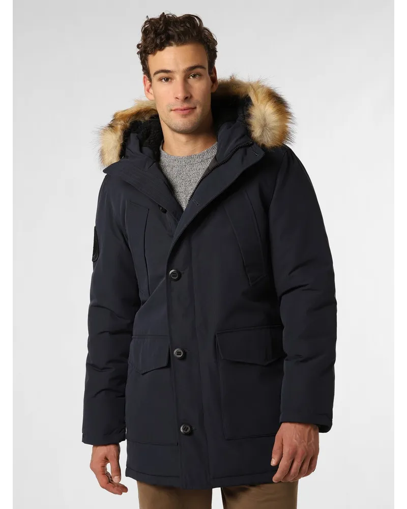 Superdry. Jacke Blau