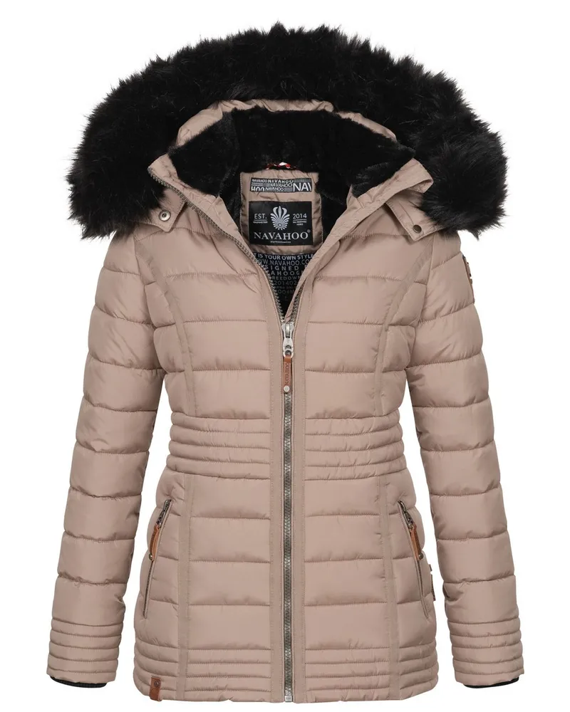 NAVAHOO Winterjacke Braun