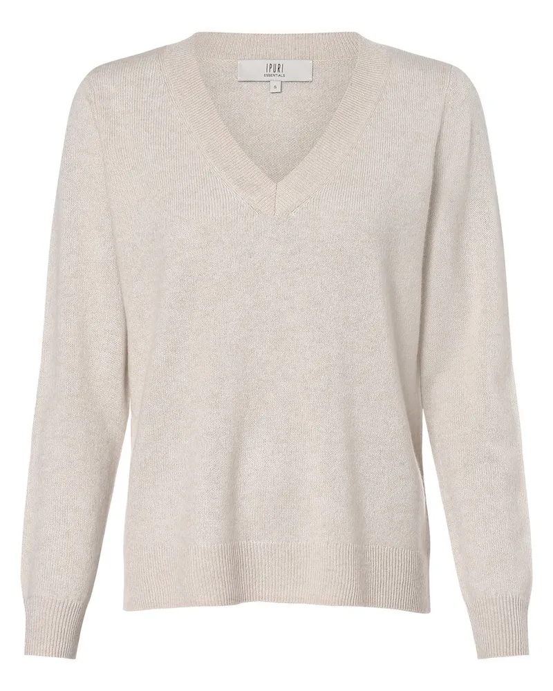 Ipuri Essentials Pure Cashmere Pullover Beige