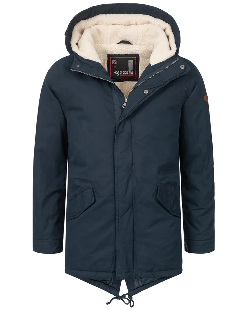 Alessandro Salvarini Winterjacke Blau