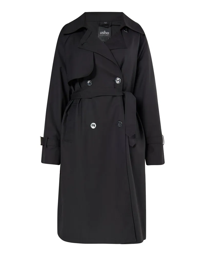 Usha Trenchcoat Schwarz