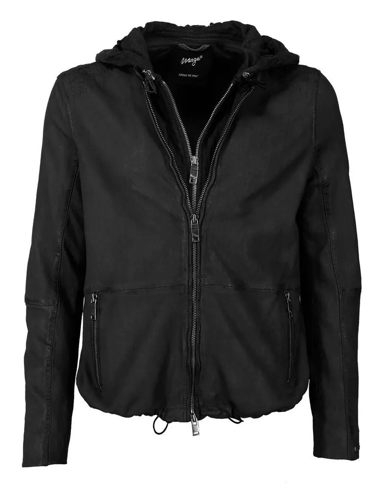 Maze Lederjacke Schwarz