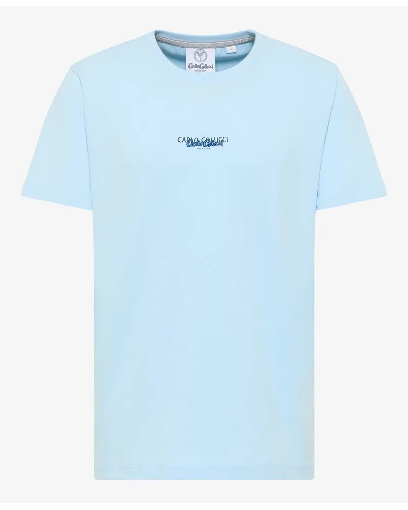 Carlo Colucci T-Shirt Blau