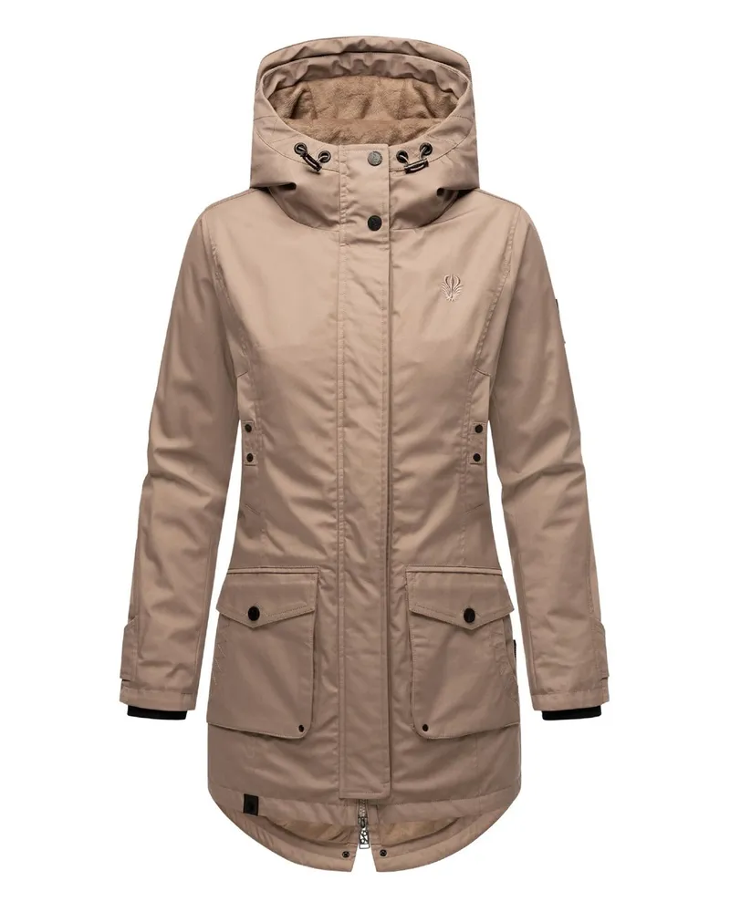 NAVAHOO Winterjacke Braun