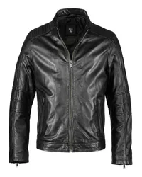 H.I.S Lederjacke Schwarz