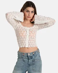 Free People Bluse Weiß