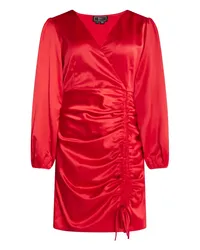 FAINA Minikleid aus Satin Rot