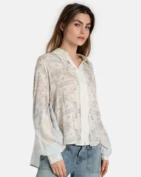 Free People Bluse Blau