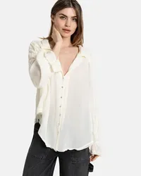 Free People Bluse Weiß