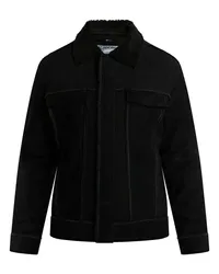 DreiMaster Wildlederjacke Schwarz