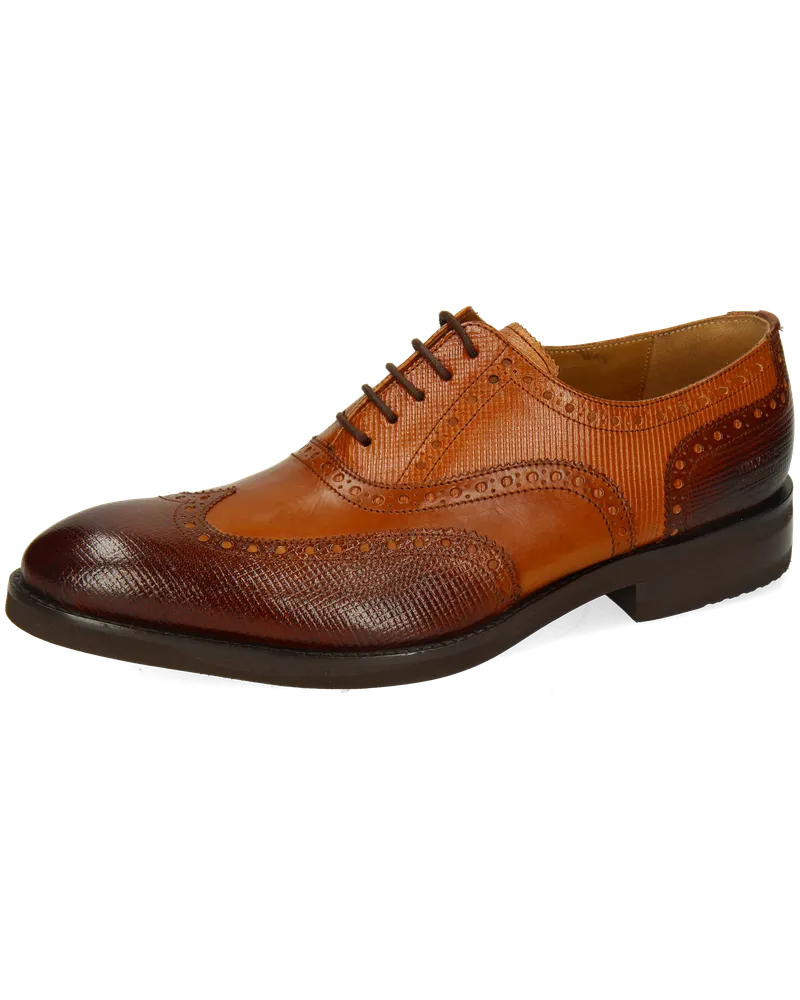 Melvin & Hamilton Kane 36 Oxford Schuhe Braun