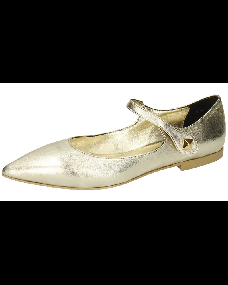 Melvin & Hamilton Alora 2 Ballerinas Gold