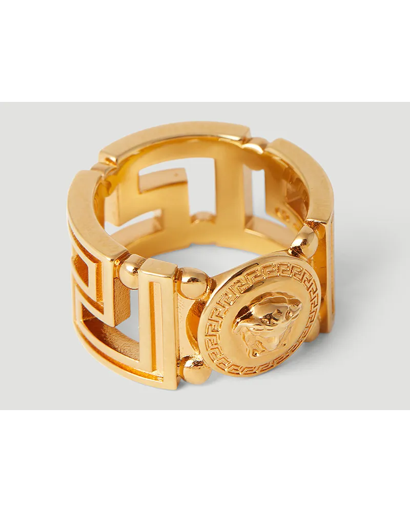 Versace Medusa Greca Ring Gold