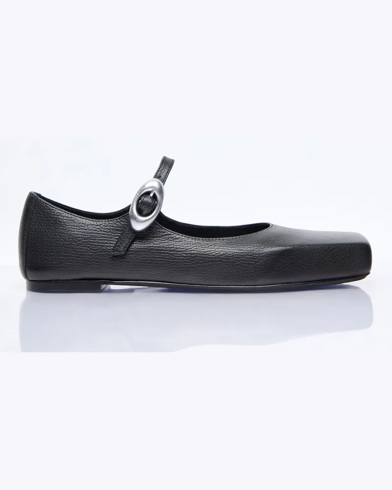 Alexander Wang Billie Mary Jane Flats Black