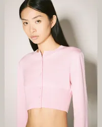 Alexander Wang Wool Shrunken Cadigan Pink