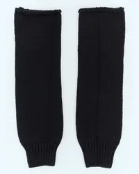 Dries van Noten Wool Long Cuffs Black