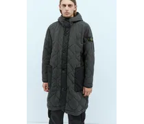 Quilted Compass Patch Coat
