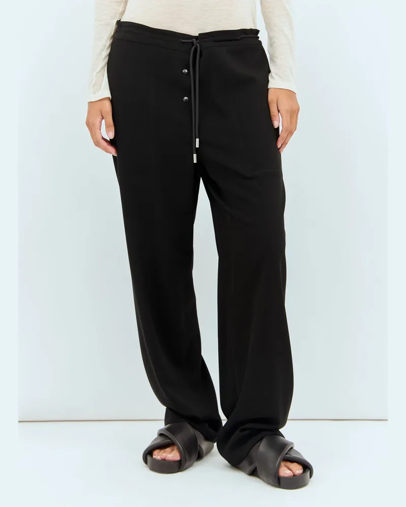 The Row Bonnette Pants Black