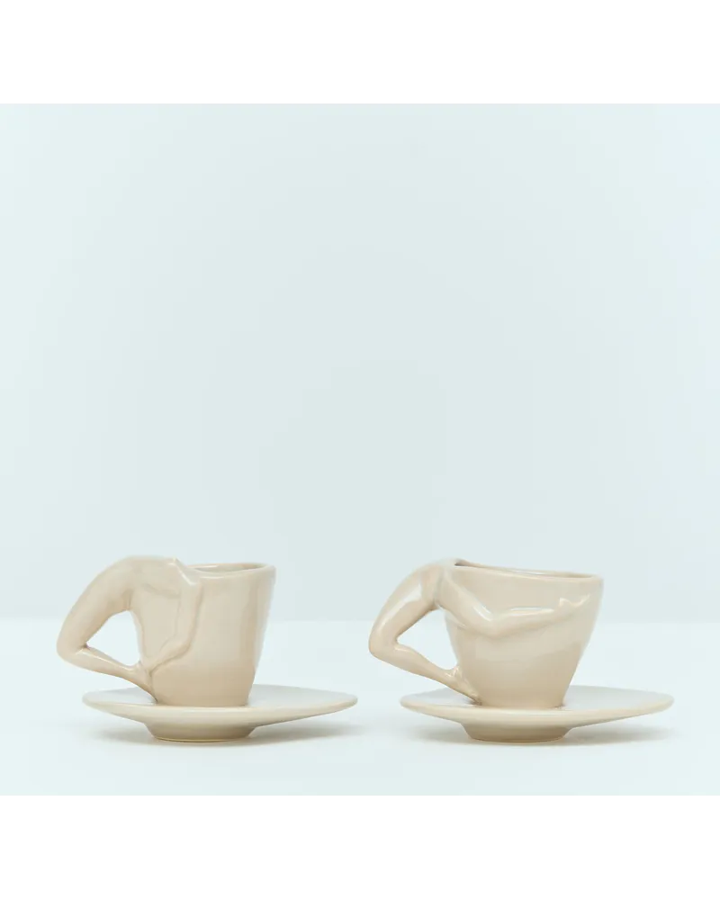 Set Of Two Espresso Yourself Cups