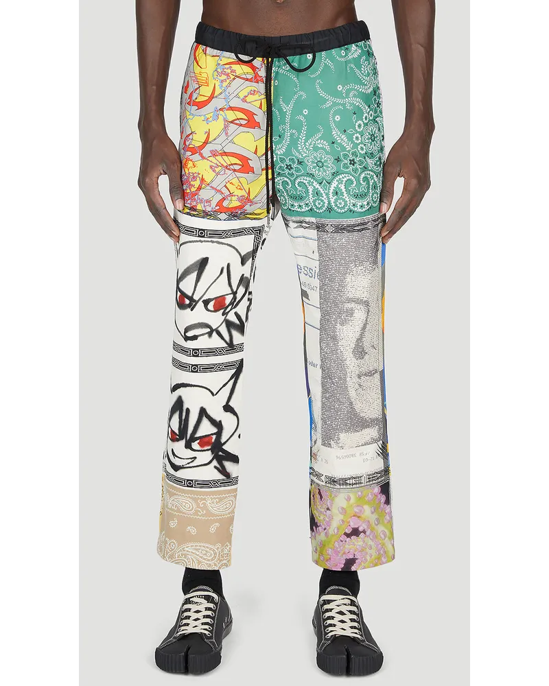 Children Of The Discordance yagi Bandana Pants Green