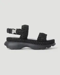 Moncler Belay Woven Sandals Black