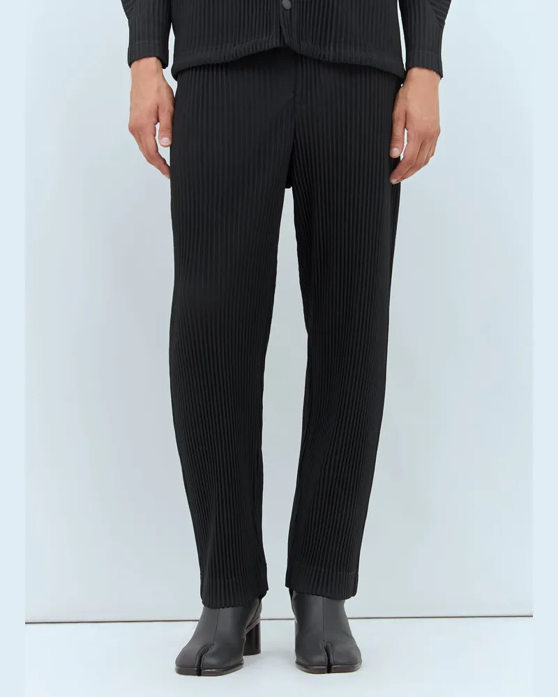 Issey Miyake Pleated Pants Black