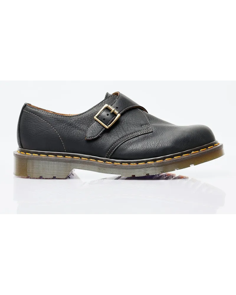 Dr.Martens 1461 Monk Natural Tumble Leather Shoes Black