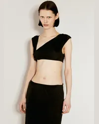 Entire Studios Mache Crop Top Black