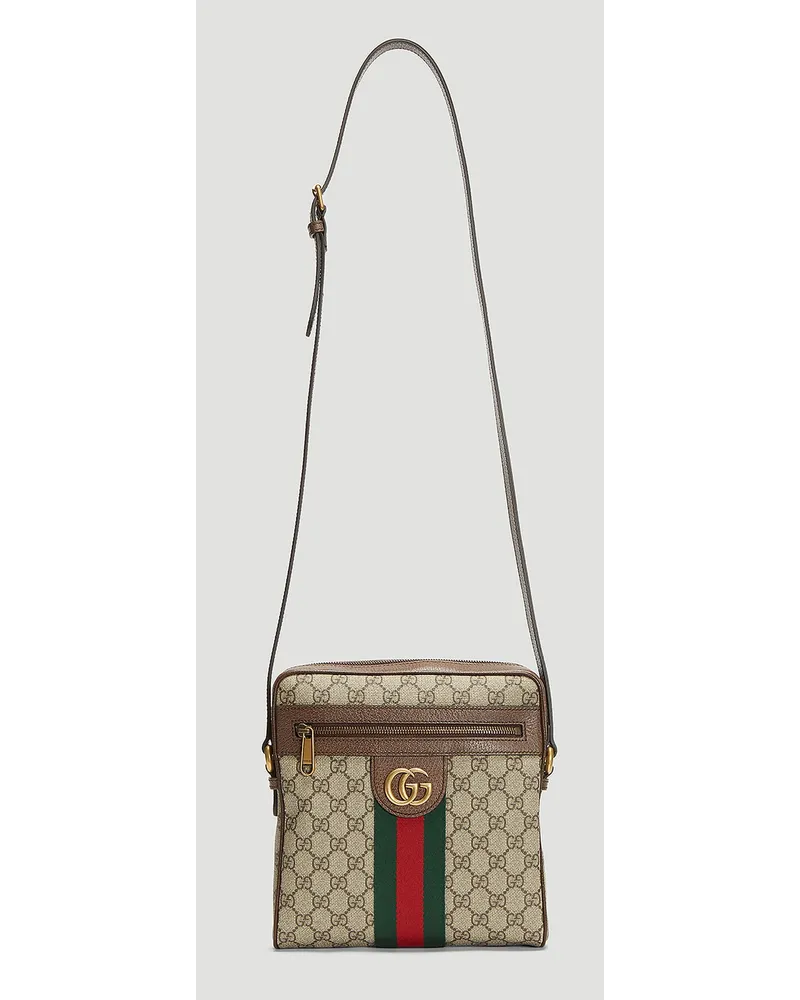 Gucci Small Ophidia Messenger Bag Beige