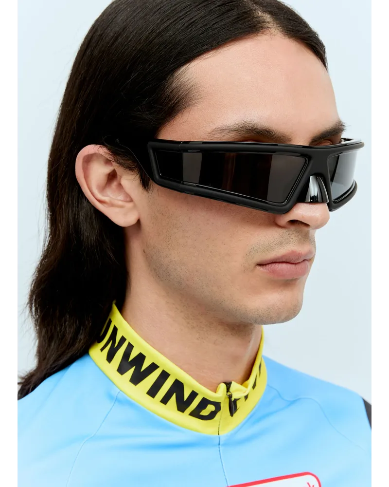 Walter van Beirendonck Alien Sunglasses Black