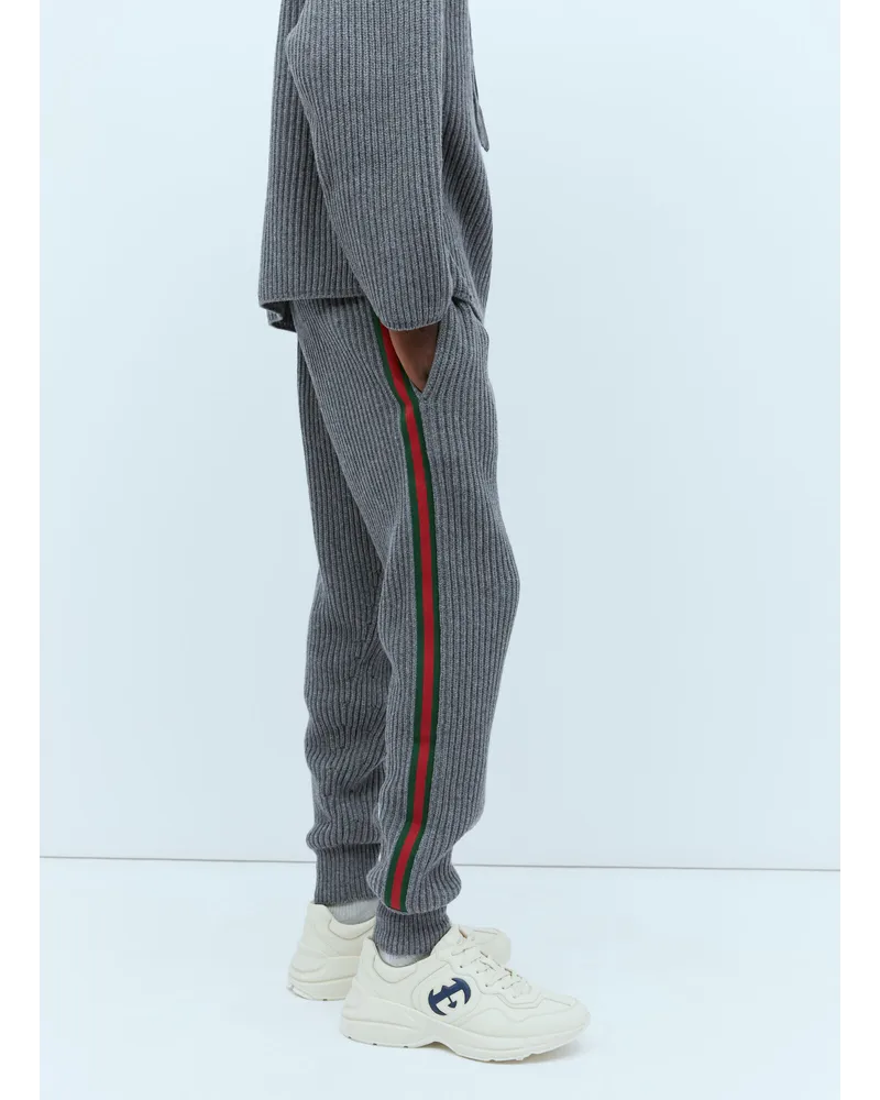 Gucci Wool Cashmere Pants Grey