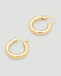 Tom Wood Classic Hoop Earrings Gold