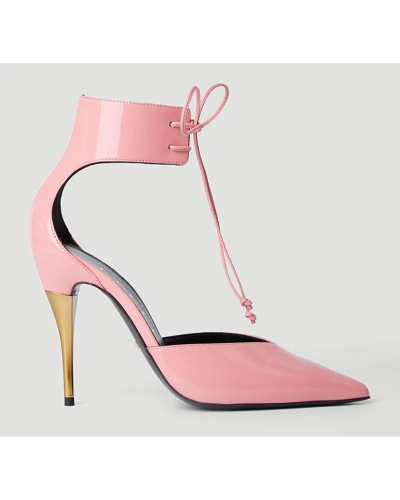 Gucci Patent High Heel Pumps Pink