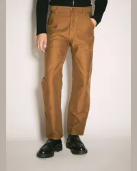 Prada Moleskin Cargo Pants Brown