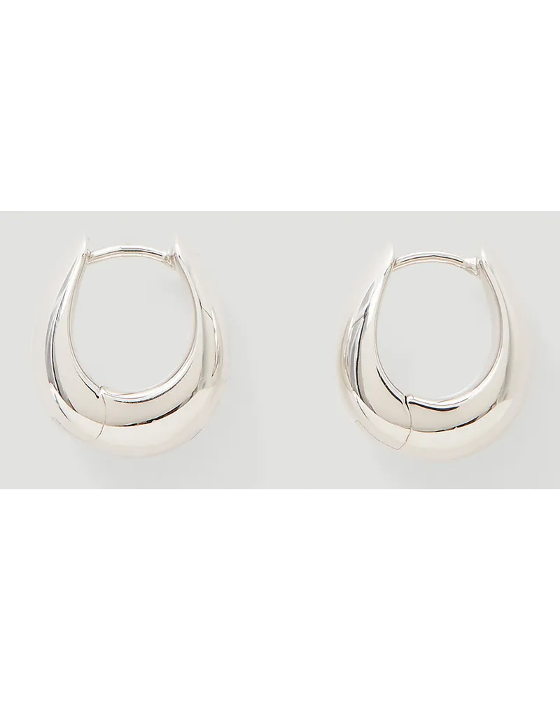 Tom Wood Ice Hoop Small Earrings Silver