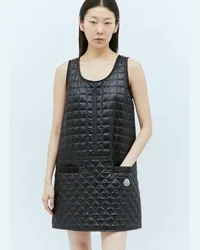 Moncler Quilted Mini Dress Black