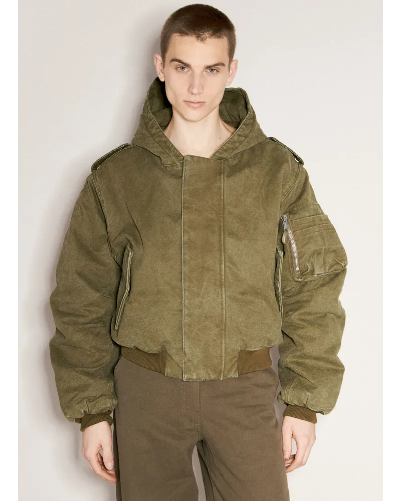 Entire Studios W2 Bomber Jacket Green