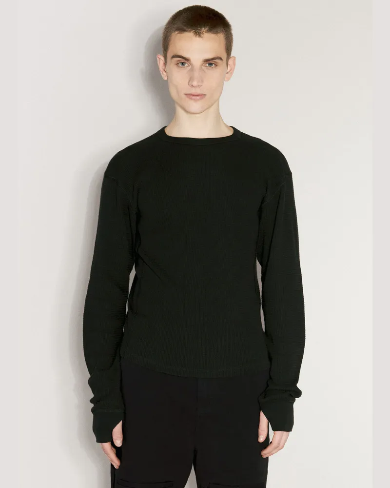 Entire Studios Thermal Long Sleeve T Black