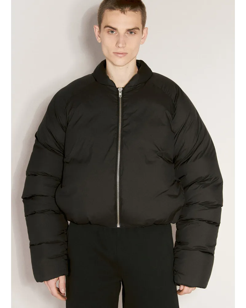 Entire Studios Pillow Bomber Jacket Black