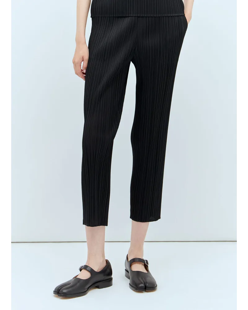 Issey Miyake Pleated Pants Black