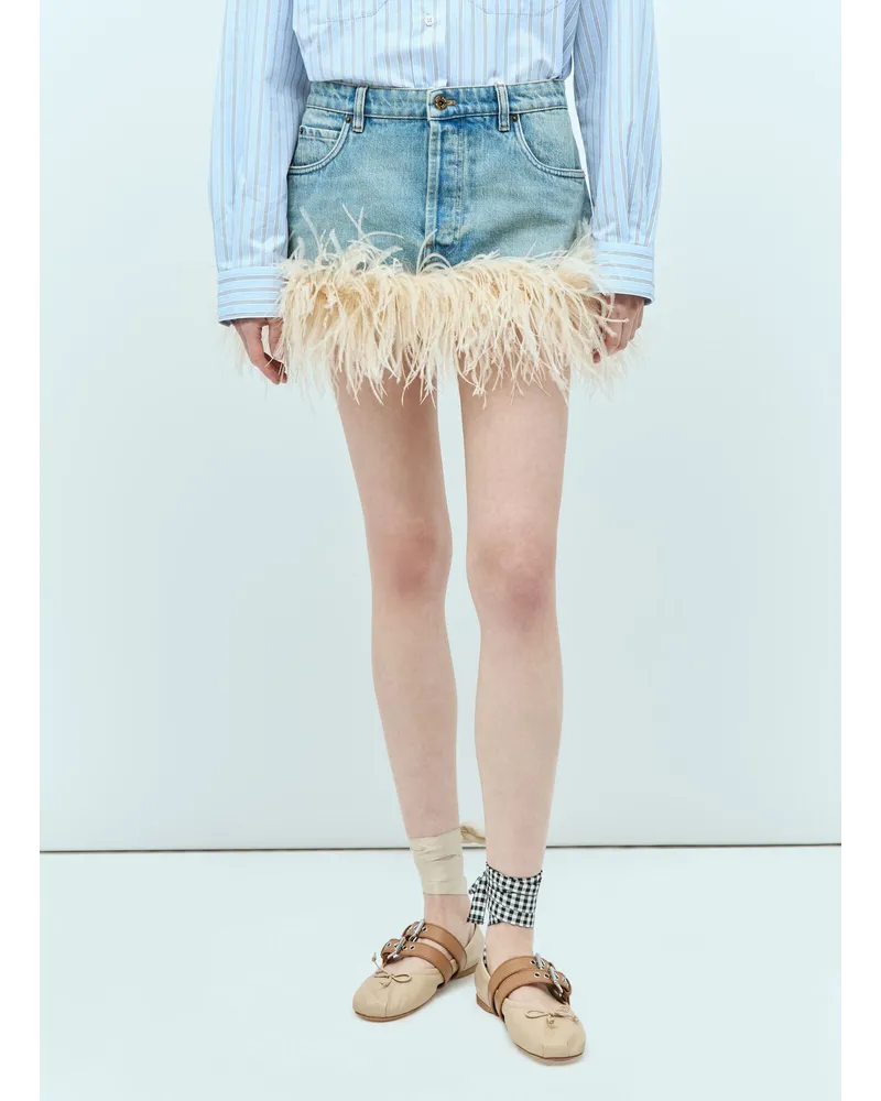 Miu Miu Feather Blue