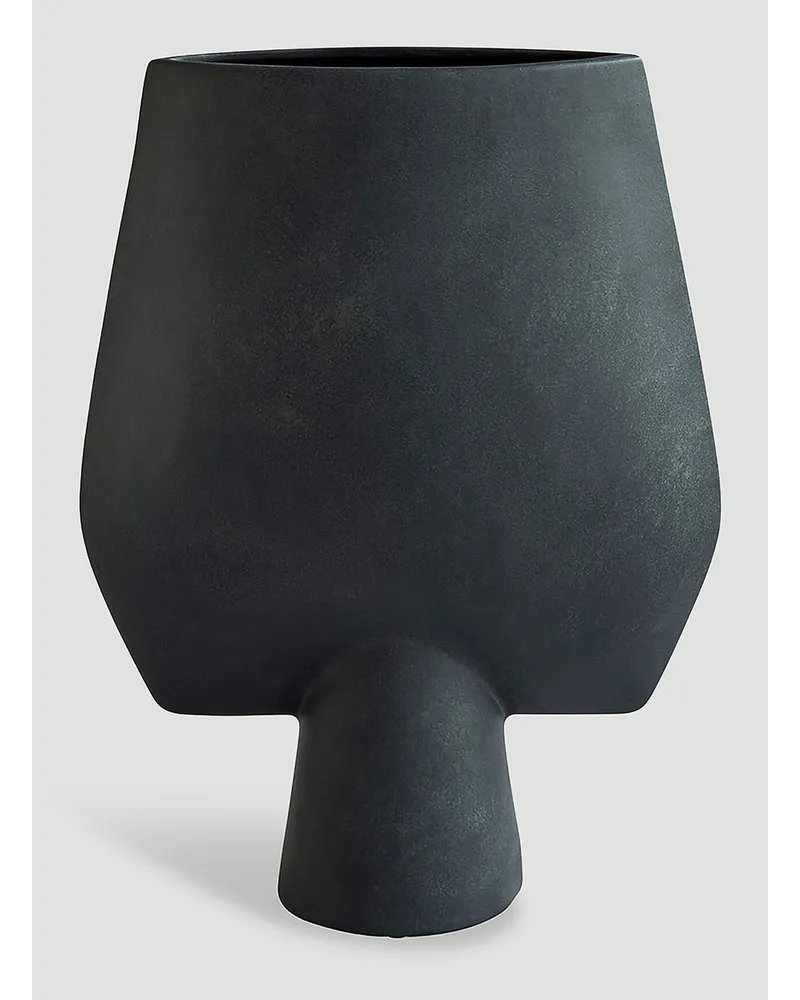 101 Copenhagen Sphere Square Vase Black
