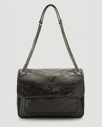 Saint Laurent Medium Niki Shoulder Bag Black